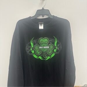 Men’s 2011 Harley Davidson Irish Longsleeve Shirt Size XL